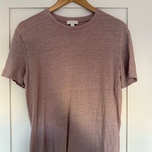 COS Men's Dusty Rose Short Sleeve Tee